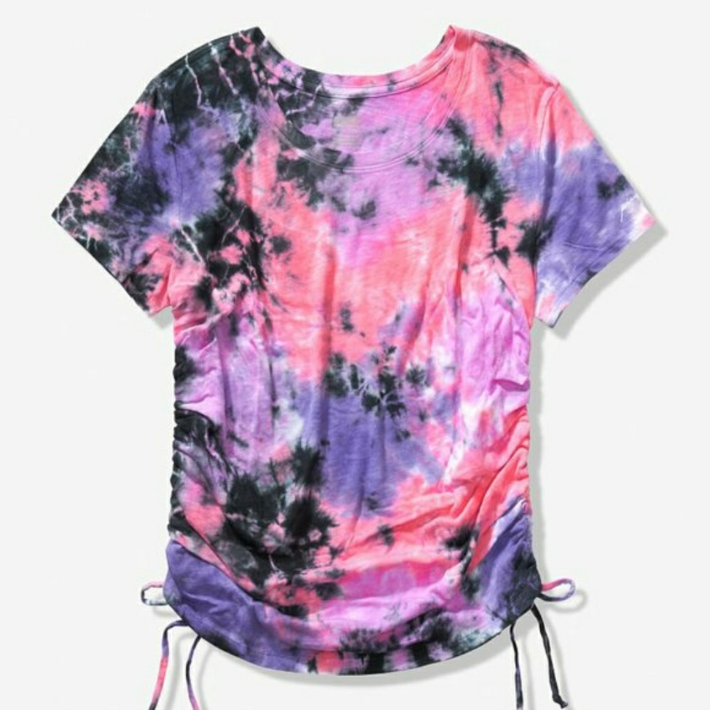 VS PINK ruched Tee Medium